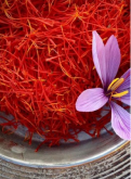 Saffron threads, reference for Persian red